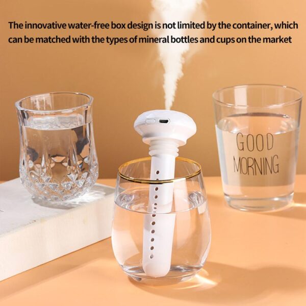 Atomizer Humidifier 1 Pc Mini Portable Air Mini USB Powered Humidifier 35ml/h Home, Office Room and Car Bottle Humidifier - Image 3