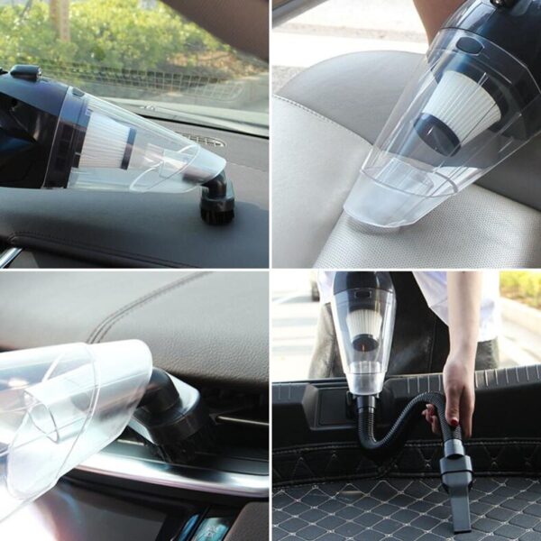 2 120W Portable Handheld Rechargeable Car Vacuum Cleaner wet