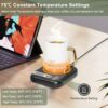 Mug Warmer Coffee Cup Heater Electric Cup Warmer, Smart Thermostatic Coasters Milk Tea Water Heating Pad - Image 2