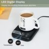 Mug Warmer Coffee Cup Heater Electric Cup Warmer, Smart Thermostatic Coasters Milk Tea Water Heating Pad - Image 4