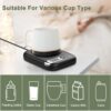Mug Warmer Coffee Cup Heater Electric Cup Warmer, Smart Thermostatic Coasters Milk Tea Water Heating Pad - Image 5