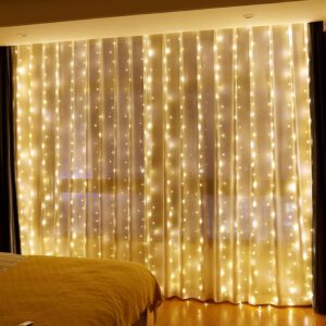 Warm Curtain LED String Lights Christmas & Wedding Decoration Light, Remote Control